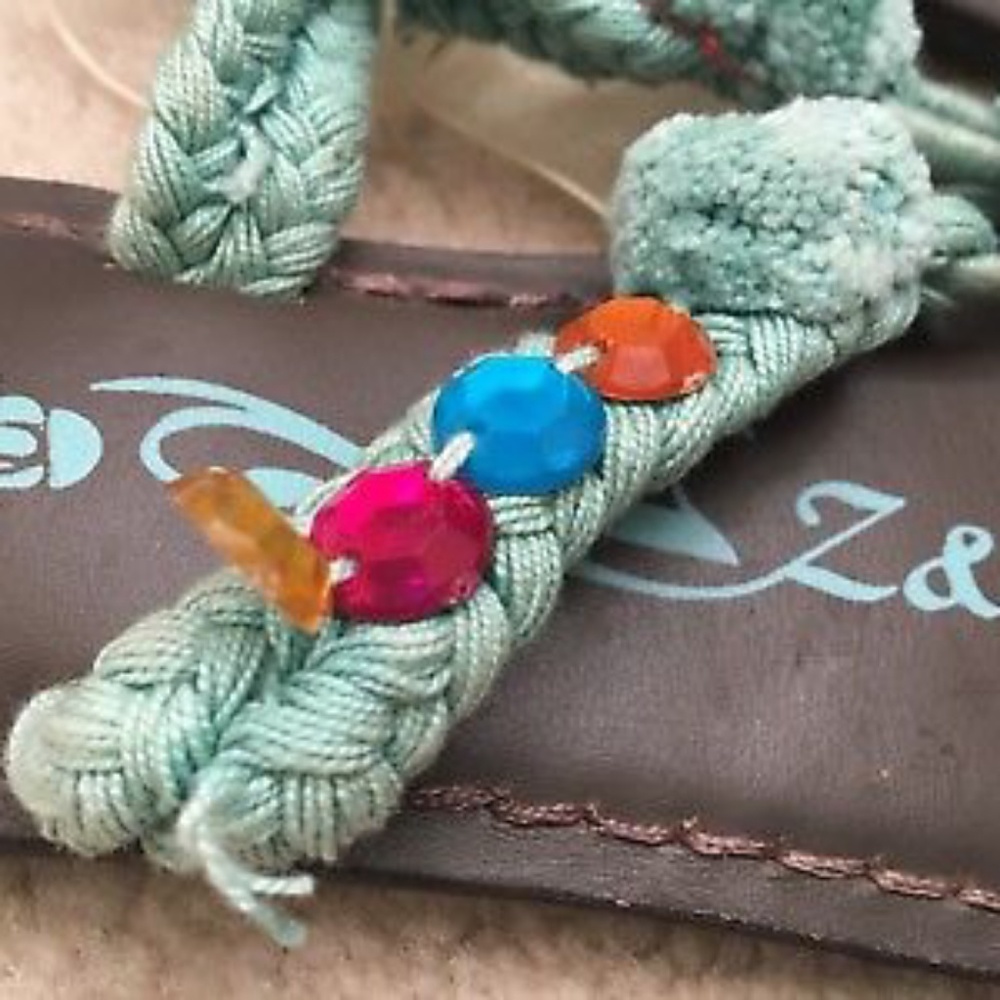 NWT-Anthropologie Z & L Sandals Sz 41 (Irregular) - Picture 3 of 5